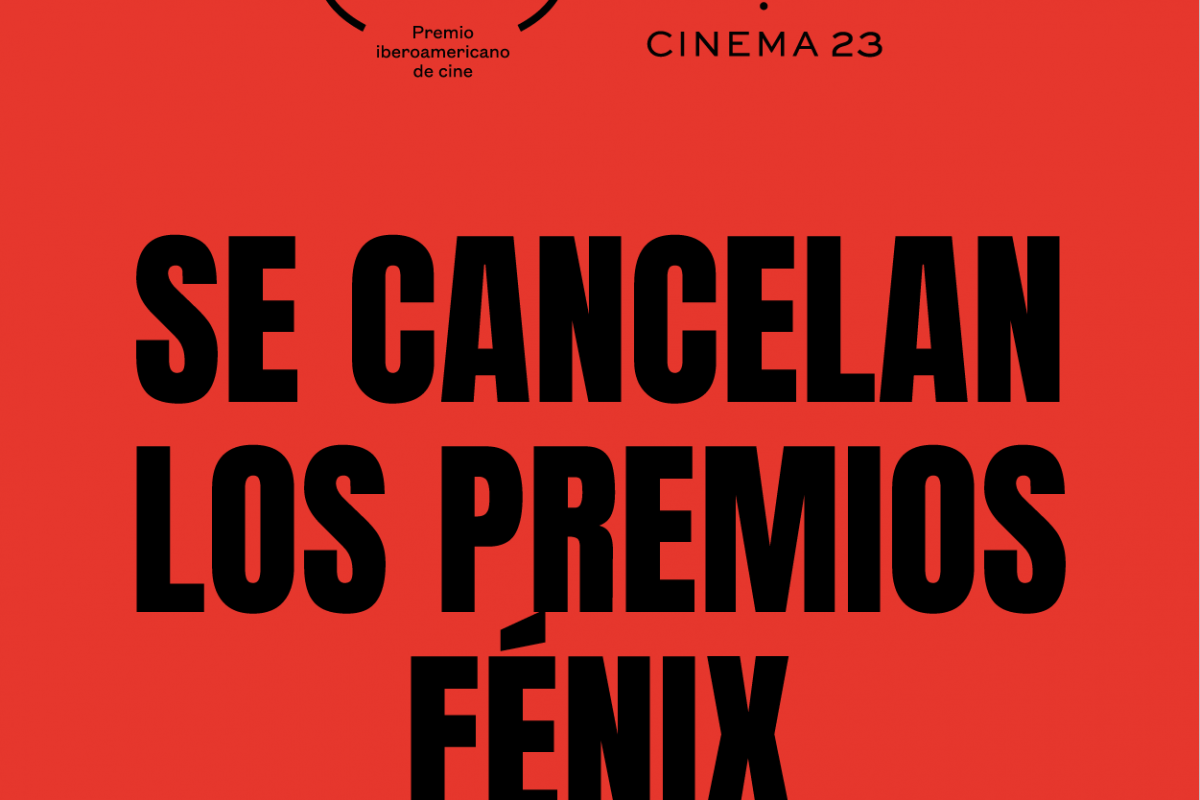 Cinema23 anuncia la cancelación de la entrega de los Premios Fénix