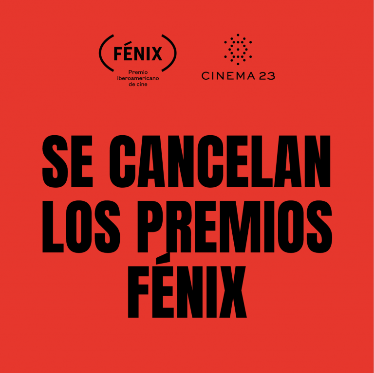 Cinema23 anuncia la cancelación de la entrega de los Premios Fénix