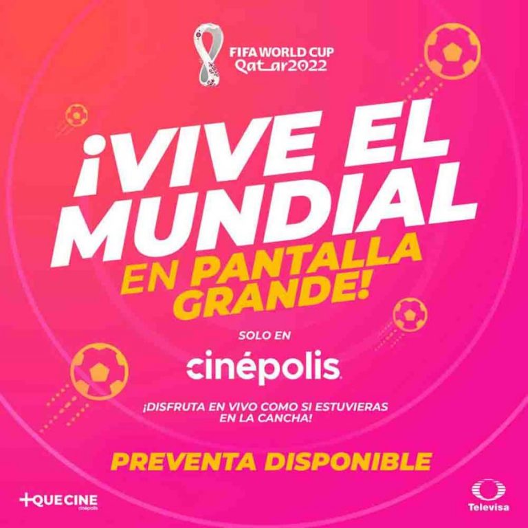 Los partidos de México en el mundial gracias a Cinépolis +QUE CINE y TelevisaUnivision