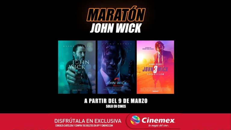 REVIVE LA ACCIÓN Y ADRENALINA DE «JOHN WICK» CON UN MARATÓN EXCLUSIVO EN CINEMEX