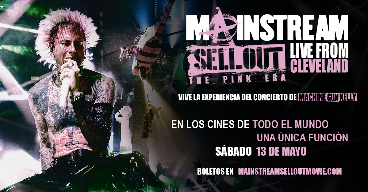 «Machine Gun Kelly: Mainstream Sellout Tour» llega a las salas de Cinépolis 