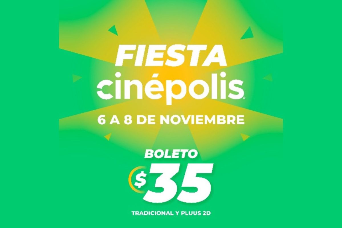 ¡Llega la Fiesta Cinépolis con precios especiales en funciones y dulcería!