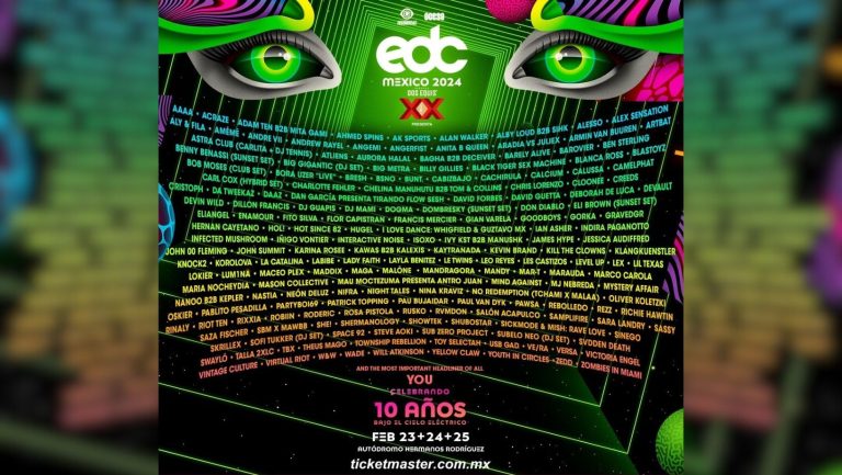 EDC revela su lineup 2024 para celebrar sus 10 años