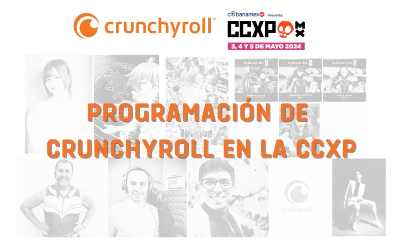 Programa completo de todo lo que Crunchyroll traerá a la CCXP