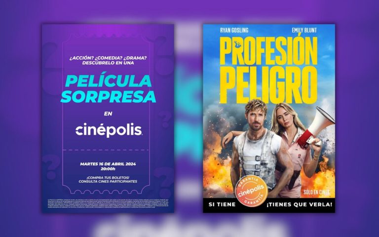 ‘Profesión Peligro’ fue la Película Sorpresa en Cinépolis