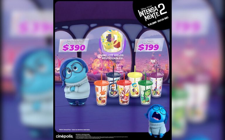 Promocionales de Intensamente 2 en Cinépolis