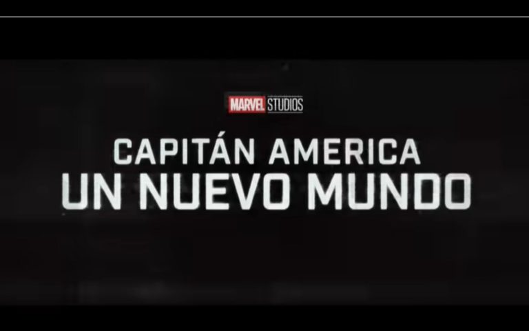 ‘Capitán América: Un nuevo mundo’ – Fecha de estreno en México, Póster y tráiler