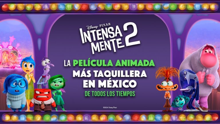 ¡INTENSA-MENTE 2 SE CONVIERTE EN LA PELÍCULA ANIMADA MÁS TAQUILLERA DE TODOS LOS TIEMPOS EN MÉXICO!