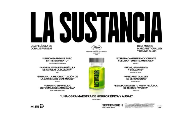 ‘LA SUSTANCIA’ Fecha de estreno, póster y tráiler oficial