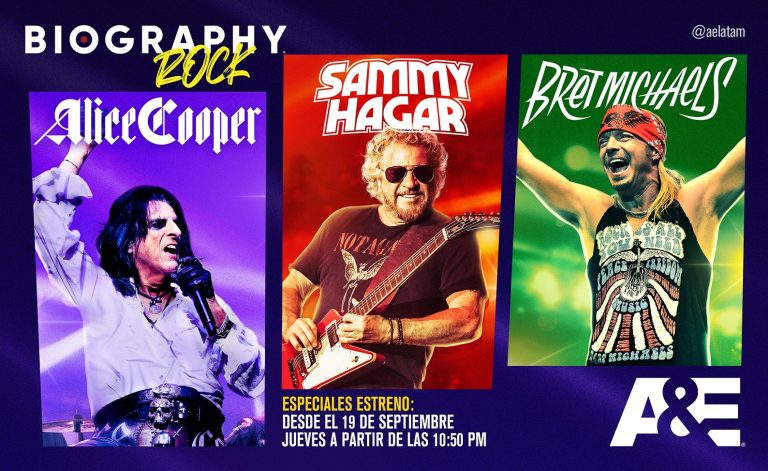 A&E Presenta ‘Biography Rock’ una serie de especiales en estreno con las leyendas del Hard Rock