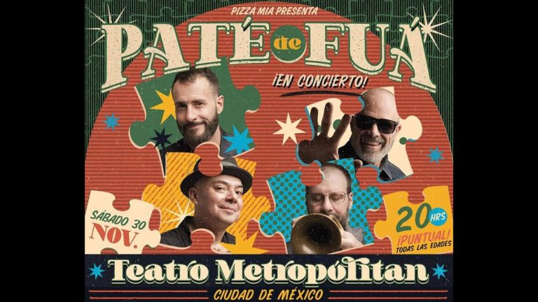 ‘Paté de Fuá’ lanza su nuevo disco, ‘Rompecabezas’, y ofrecerá show en el Teatro Metropólitan