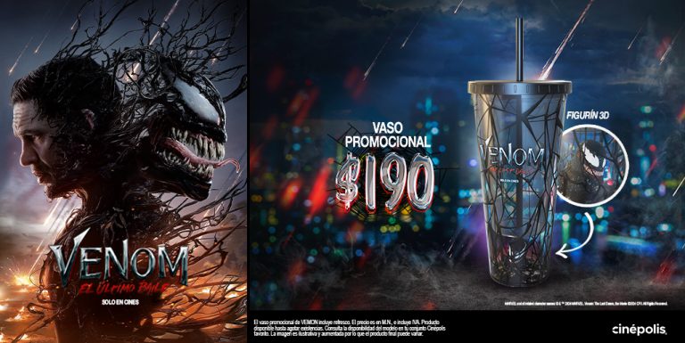 Todo lo que Cinépolis trae por ‘Venom: El Último Baile’