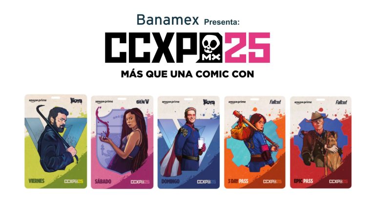 Prime Video es el primer servicio de streaming confirmado en CCXPMX y presenta cinco badges coleccionables