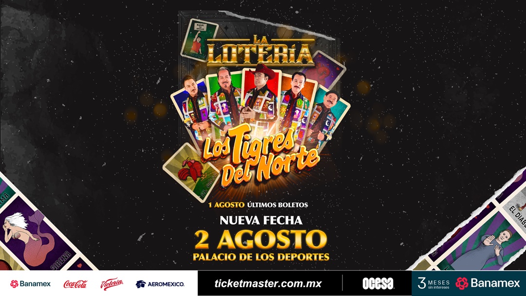 Los Tigres Del Norte segunda fecha en  Palacio de los Deportes