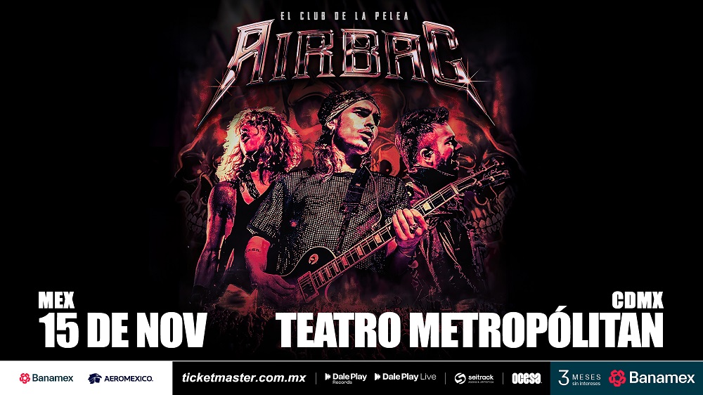 Airbag en el Metropólitan: el rock argentino va con todo este 15 de noviembre