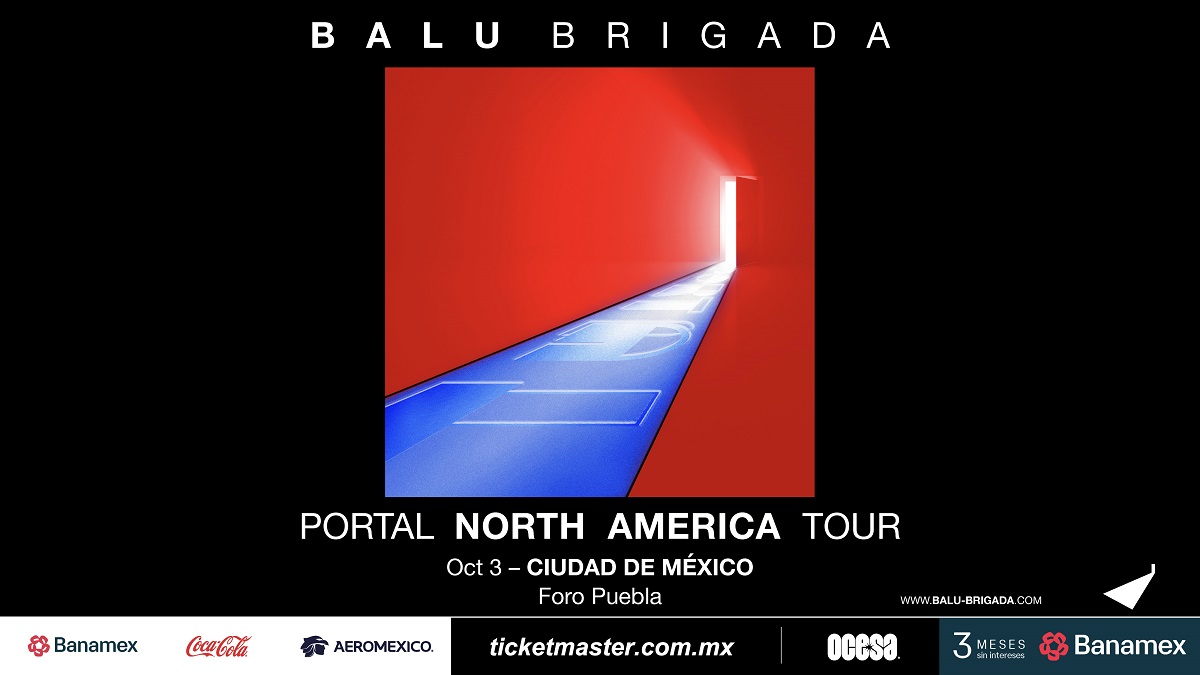 Balu Brigada llega por primera vez a la CDMX con su “Portal Tour” este octubre en el Foro Puebla