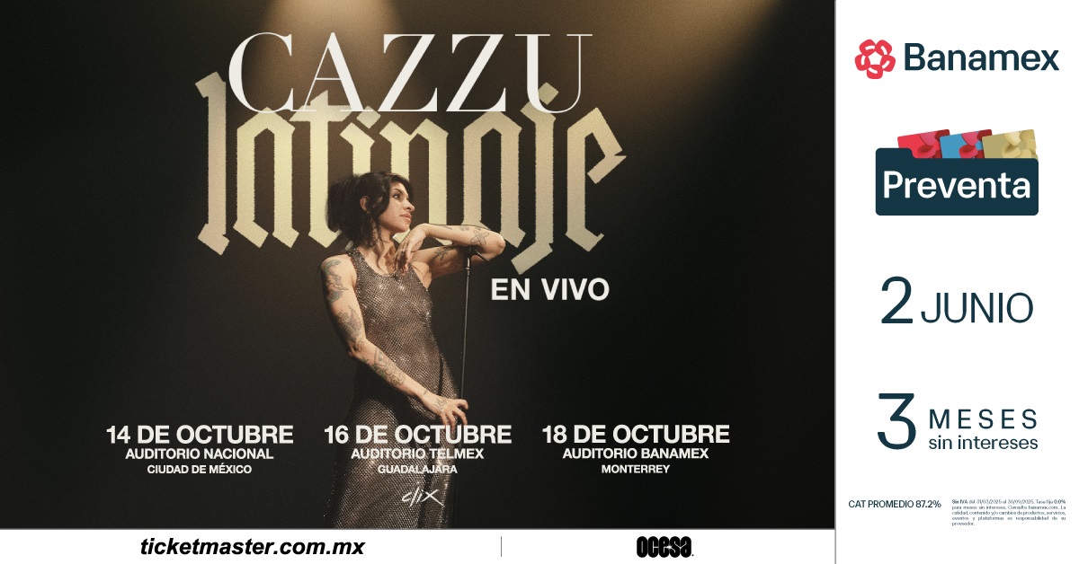 Cazzu anuncia gira por México