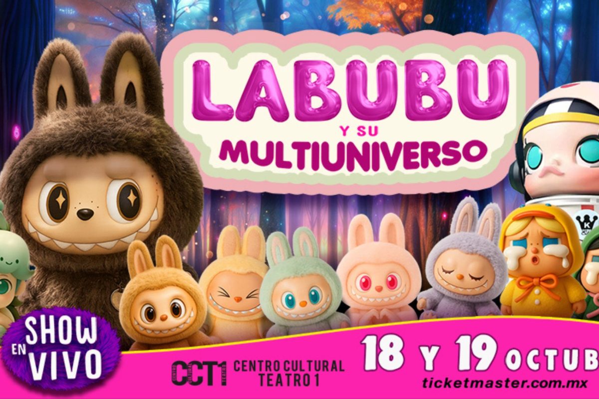 Labubu y su Multiuniverso: Un espectáculo sensorial, mágico y lleno de emociones que llega al CCT1 el 18 y 19 de octubre.e