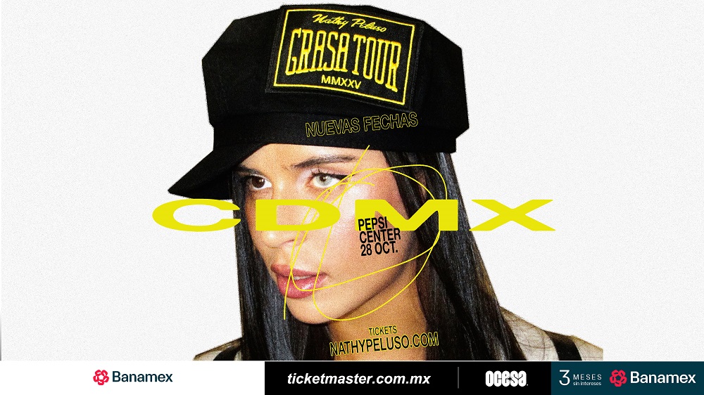 NATHY PELUSO REGRESA A CDMX CON SU GIRA MUNDIAL “GRASA”