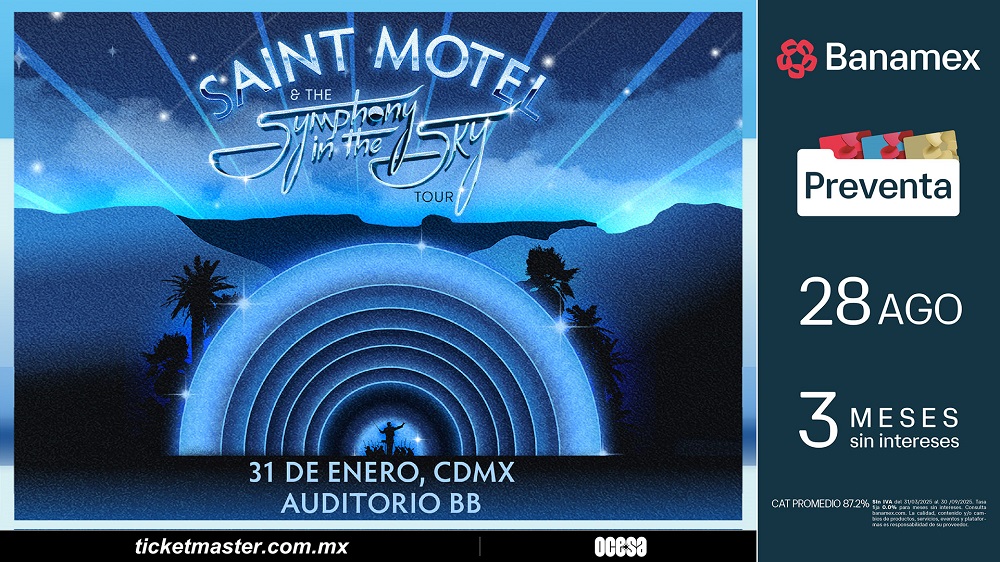 SAINT MOTEL ILUMINARÁ MÉXICO CON SU “SYMPHONY IN THE SKY TOUR”
