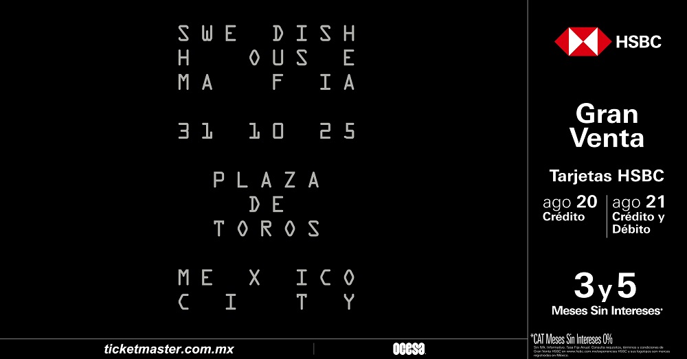 SWEDISH HOUSE MAFIA REGRESA A LA CDMX CON BEATS QUE QUEMAN