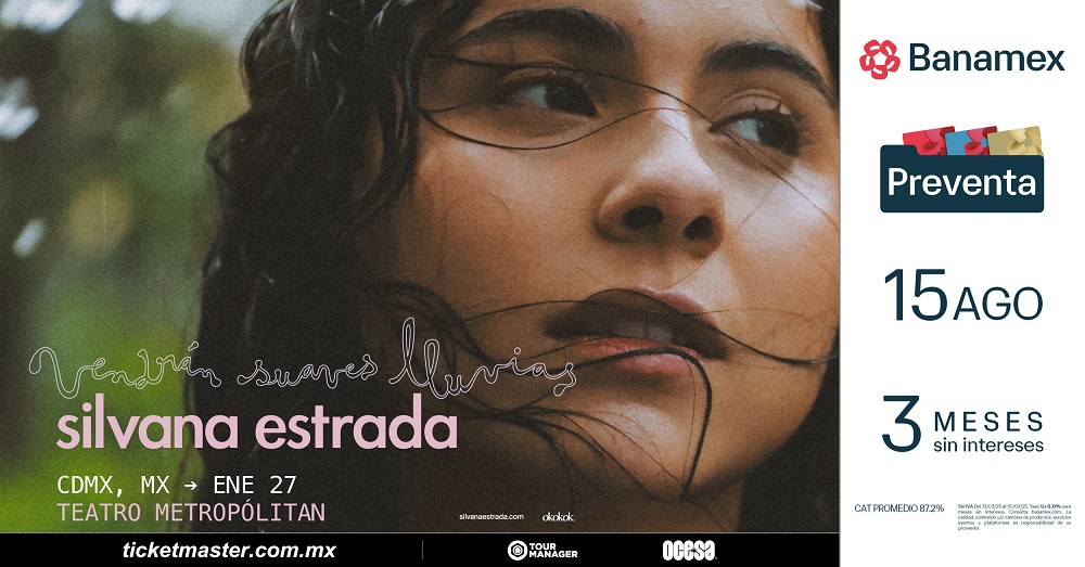 Silvana Estrada llega a CDMX y Guadalajara con su nueva gira