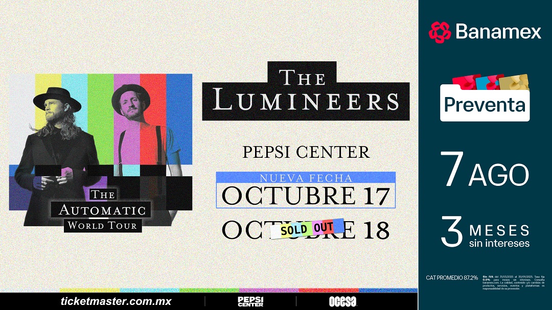 ¡The Lumineers confirman segunda fecha en CDMX!