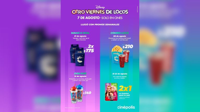 Las promociones de ‘Otro Viernes de Locos’ llegan a Cinépolis