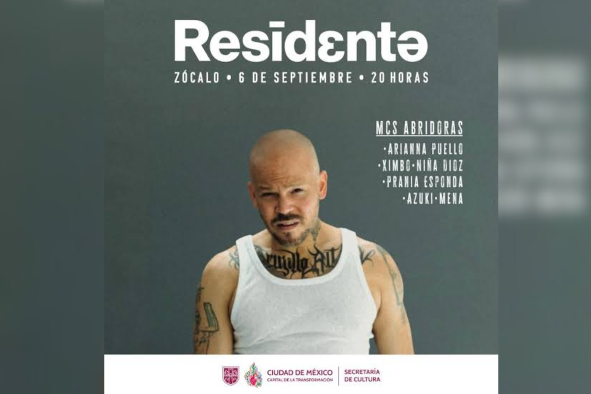 ‘Residente’ llega a tierras aztecas para hacer vibrar al ritmo del rap a los capitalinos