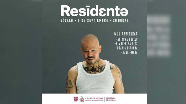 ‘Residente’ llega a tierras aztecas para hacer vibrar al ritmo del rap a los capitalinos