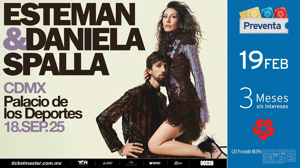 ESTEMAN Y DANIELA SPALLA: UNA NOCHE PARA ENAMORARSE EN EL PALACIO DE LOS DEPORTES