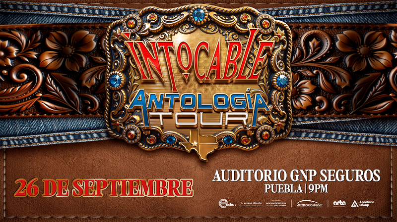 INTOCABLE LLEGA A PUEBLA: NOCHE DE ÉXITOS EL 26 DE SEPTIEMBRE