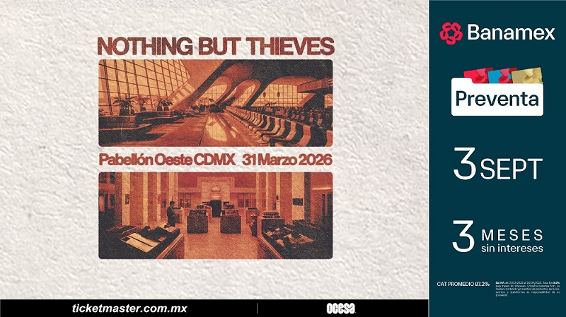 UNA NOCHE DE ROCK ÉPICO CON NOTHING BUT THIEVES EN CDMX