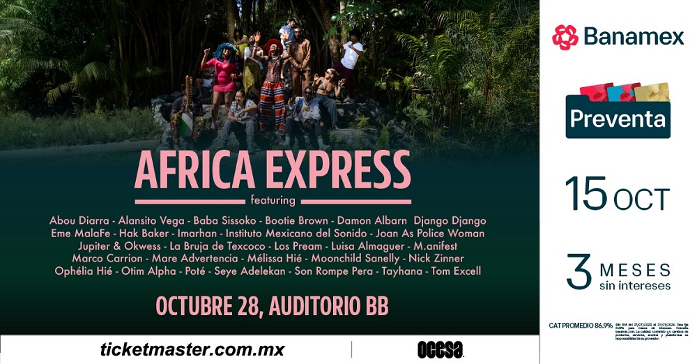 AFRICA EXPRESS: EL ENCUENTRO SONORO DE LOS MUNDOS LLEGA A LA CDMX