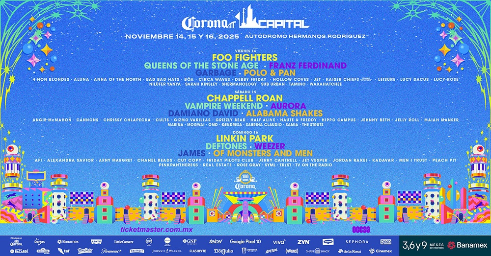 CORONA CAPITAL 2025 SE ENRIQUECE CON CANNONS, ARNY MAGRET Y REAL ESTATE