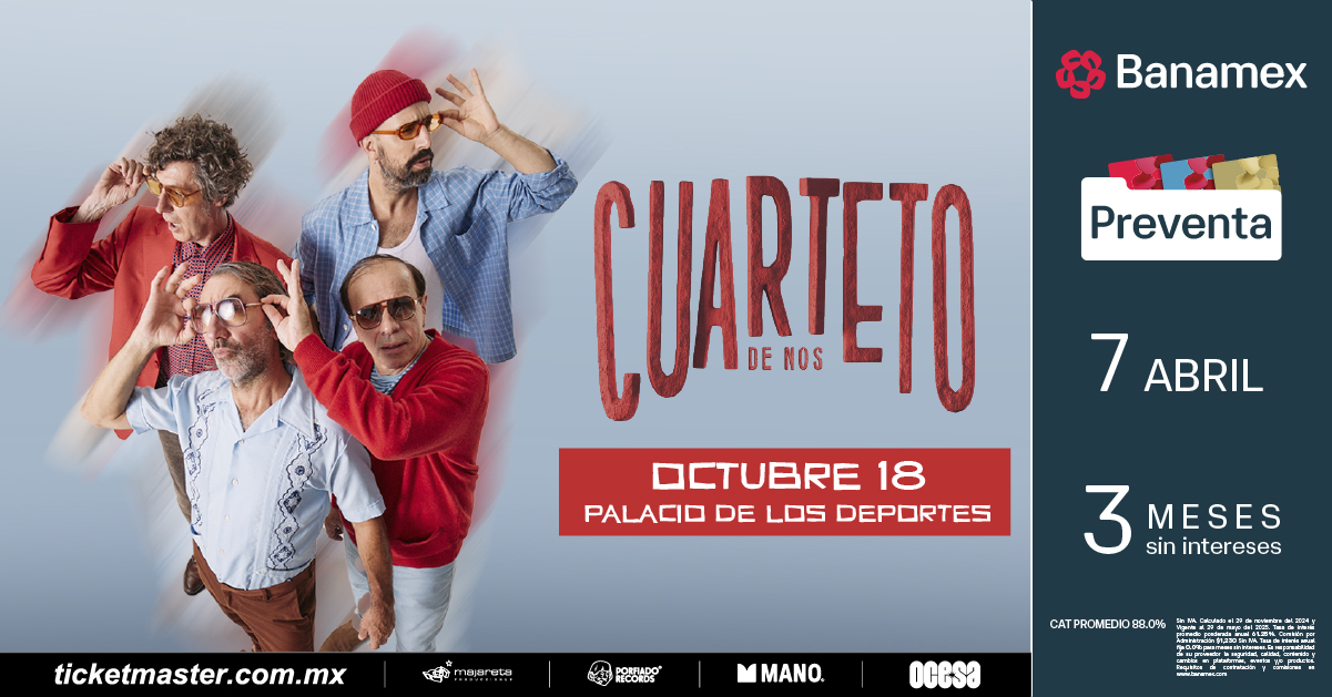 EL CUARTETO DE NOS A LA CONQUISTA EL PALACIO DE LOS DEPORTES
