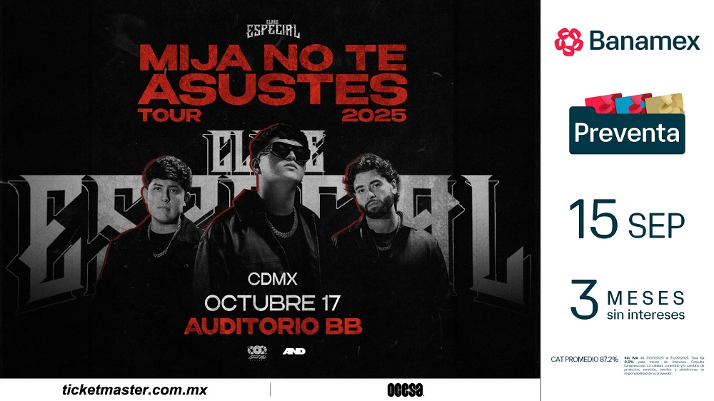 CLAVE ESPECIAL LLEGA AL AUDITORIO BB CON SU “MIJA NO TE ASUSTES TOUR”
