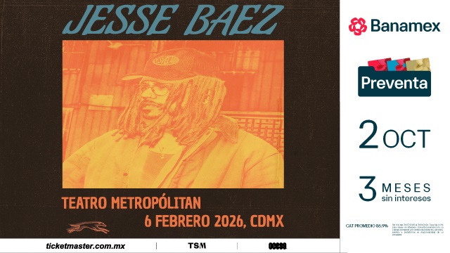 JESSE BAEZ HARÁ SONAR HENRY EN LA CDMX