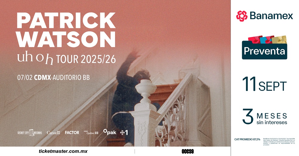 PATRICK WATSON TRAERÁ SU UNIVERSO DE EMOCIONES AL AUDITORIO BB