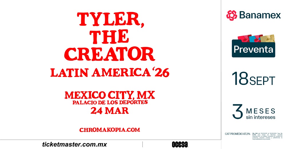 TYLER, THE CREATOR ANUNCIA LAS FECHAS DE SU GIRA POR LATINOAMÉRICA