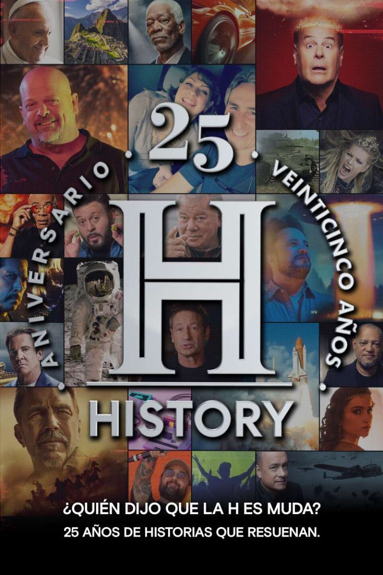 HISTORY cumple 25 años en Latinoamérica y lo celebra a lo grande