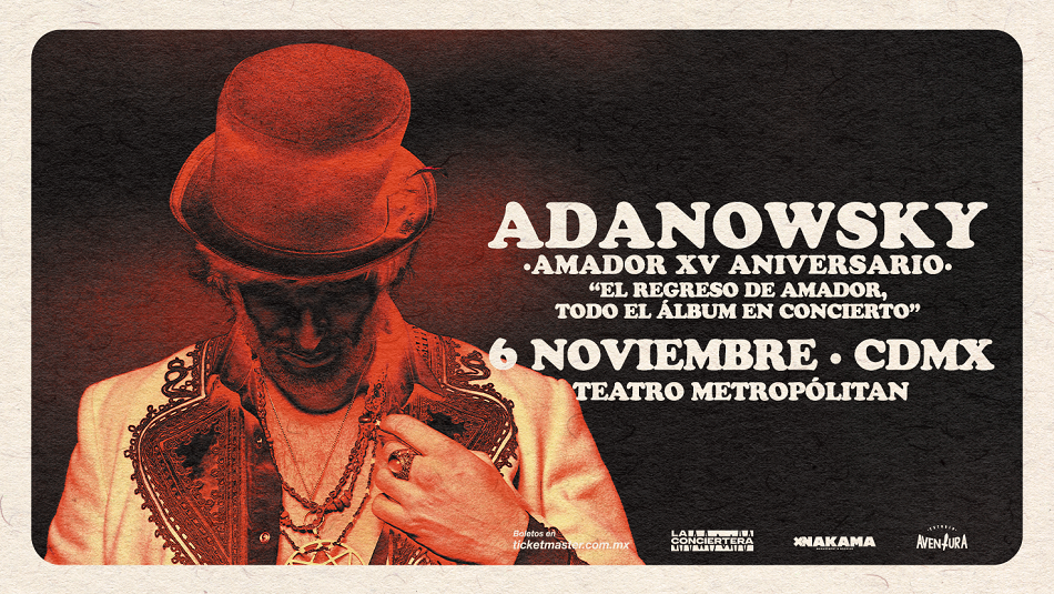 EL REGRESO DE AMADOR: ADANOWSKY TOMARÁ EL METROPÓLITAN ESTE JUEVES