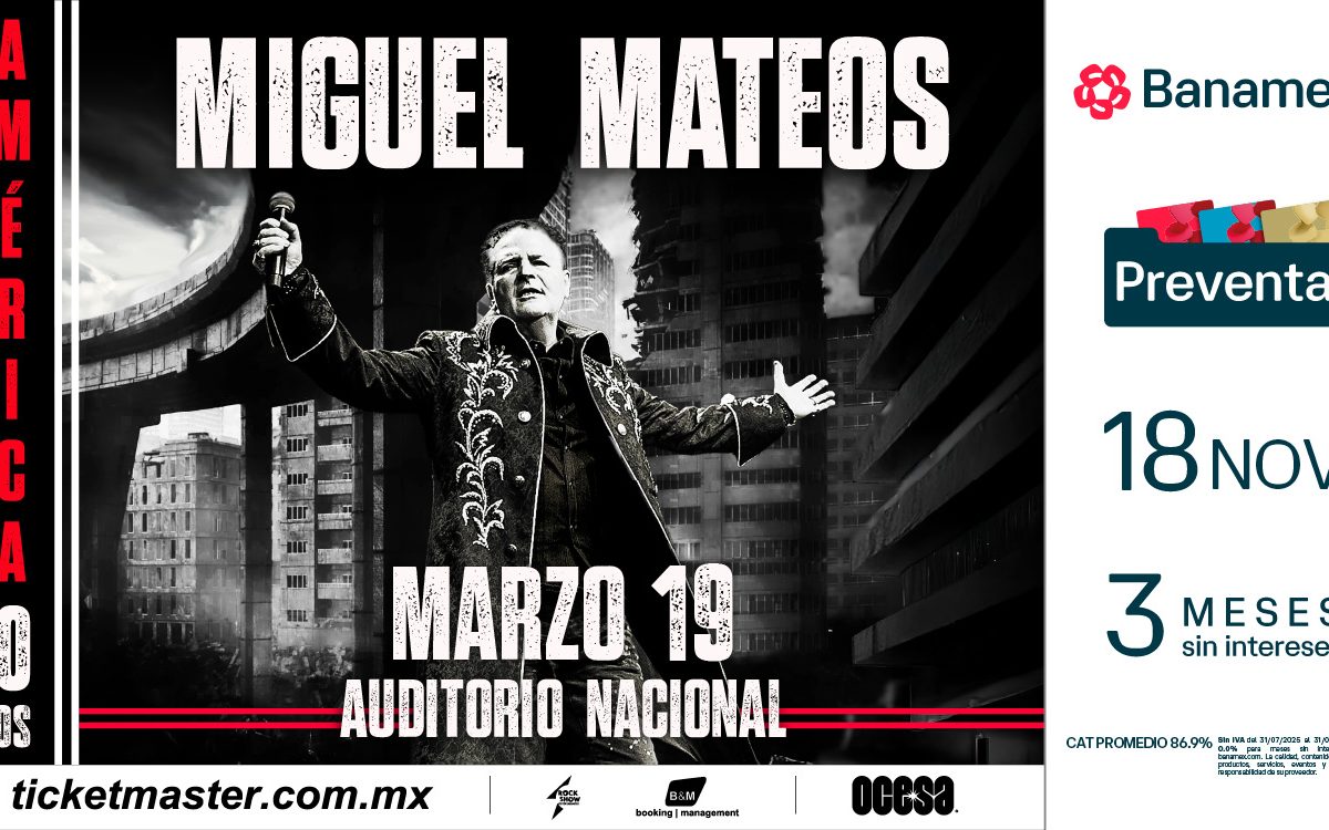 MIGUEL MATEOS REGRESA A CDMX PARA CELEBRAR 40 AÑOS DE “SOLOS EN AMÉRICA”