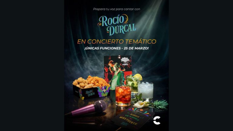 Menú Temático de Rocío Dúrcal: 20 Años Sin Ti llega a Cinépolis