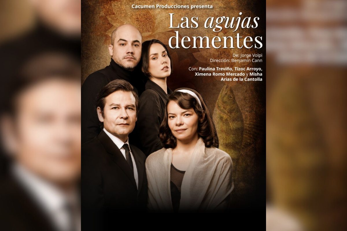 ‘Las Agujas Dementes’, de Jorge Volpi llega al Teatro El Granero, Xavier Rojas