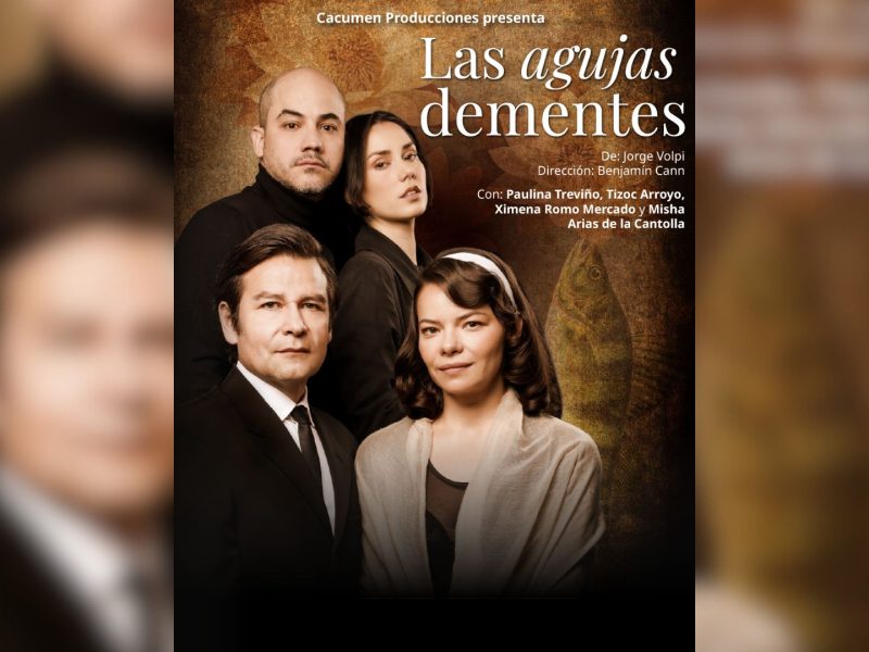 ‘Las Agujas Dementes’, de Jorge Volpi llega al Teatro El Granero, Xavier Rojas