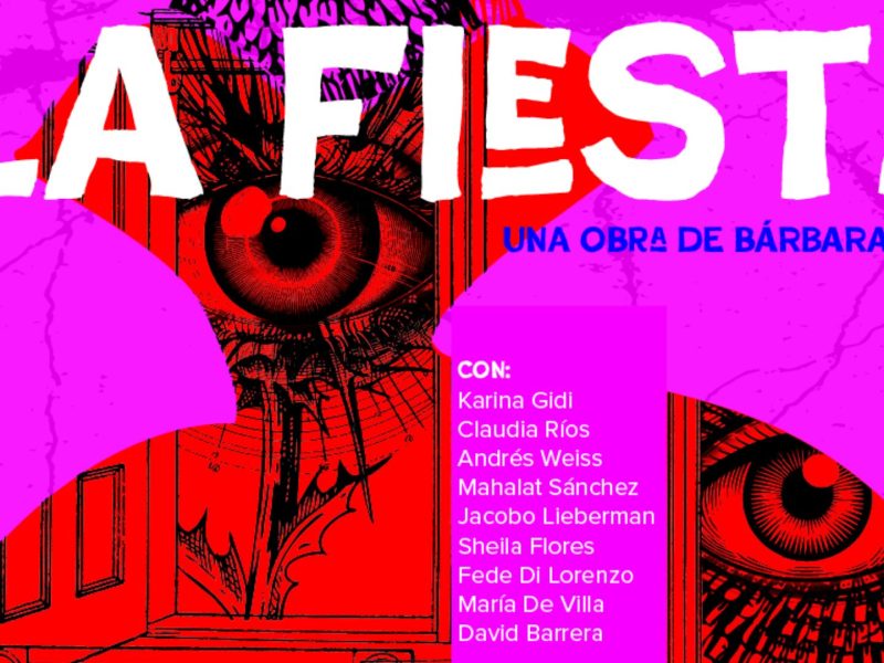«La fiesta» una obra de Bárbara Colio