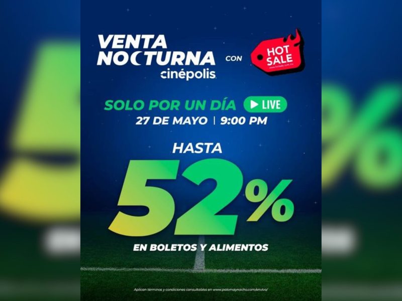 Cinépolis anuncia su Venta Nocturna en Vivo 2026: Conéctate al Live y accede a descuentos y promociones únicas