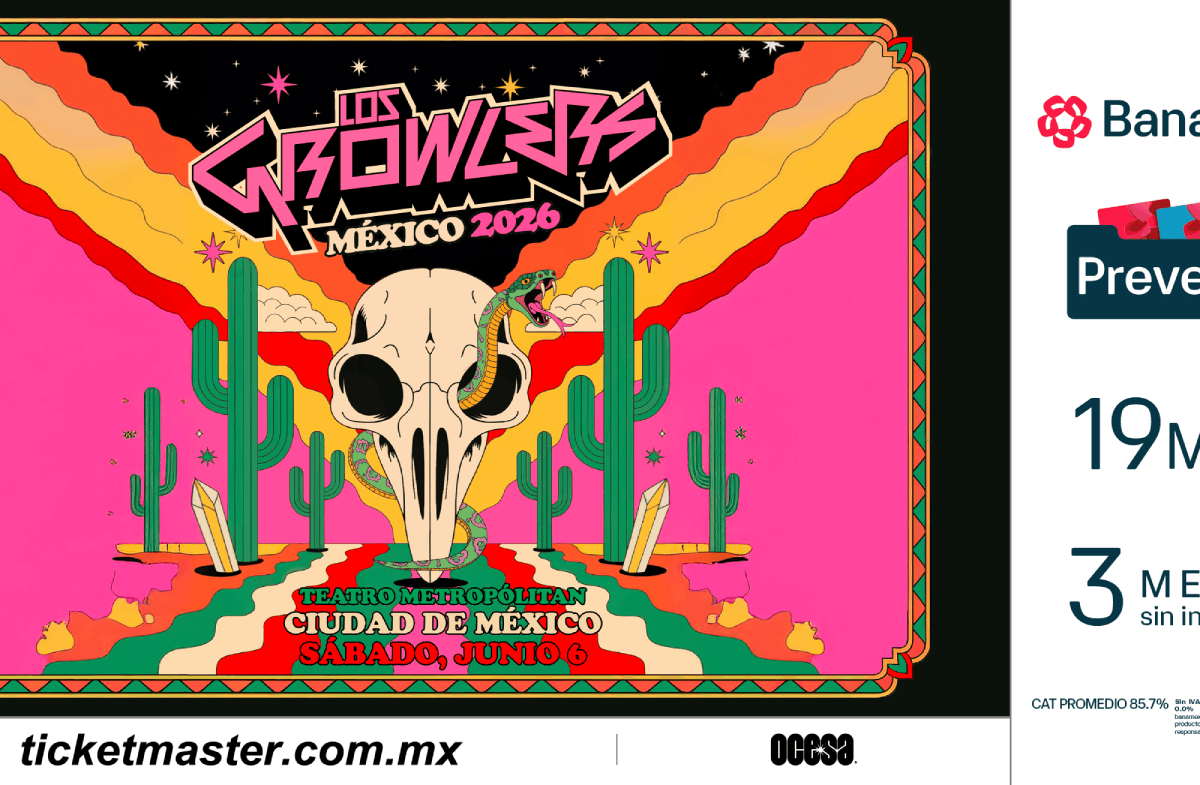 THE GROWLERS REGRESA A LA CIUDAD DE MÉXICO TRAS UNA DÉCADA DE AUSENCIA