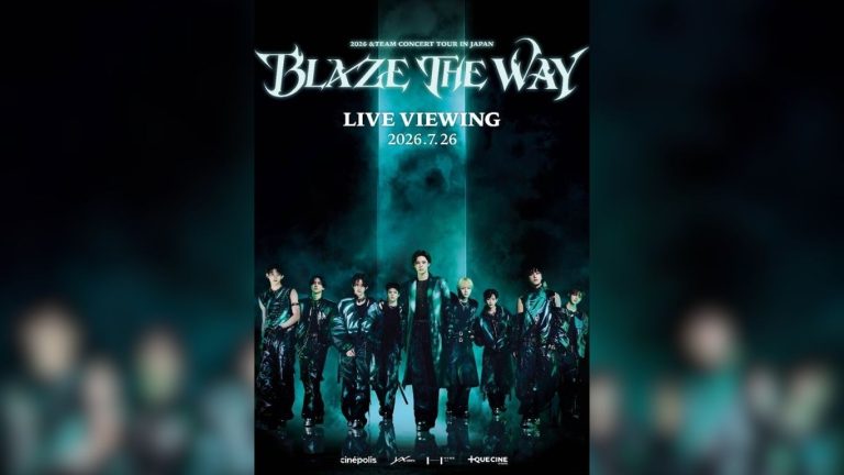 ¡La gira más grande de &TEAM, en Asia, 2026 &TEAM CONCERT TOUR «BLAZE THE WAY en Cinépolis +QUE CINE!